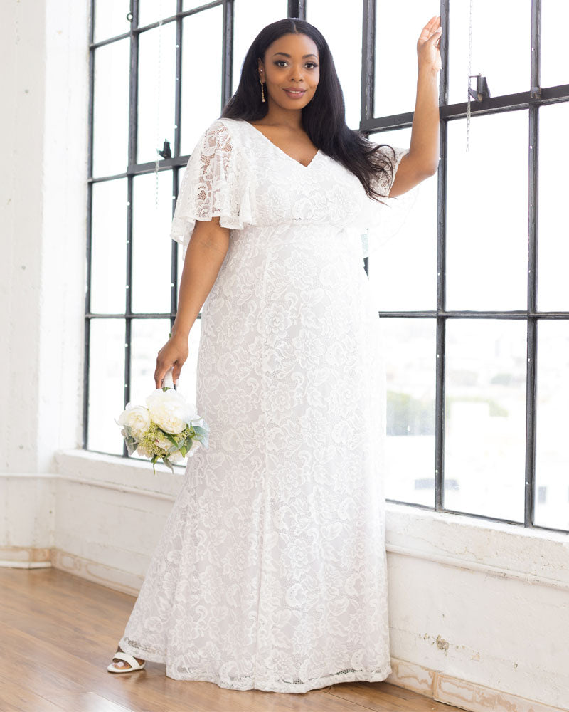 plus size wedding dresses with sleeves